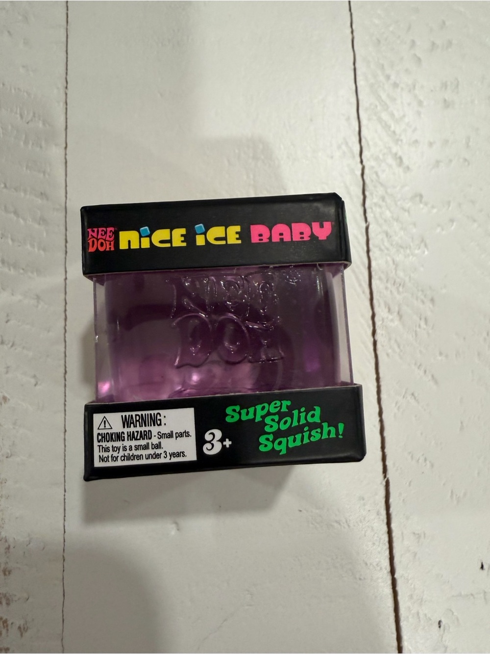 NeeDoh Nice Ice Baby Super Solid Squish - Purple